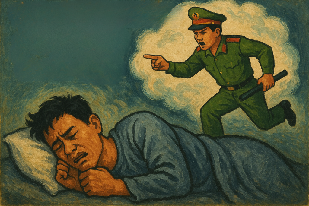 Nếu bạn vừa tỉnh dậy sau một giấc mơ rượt đuổi như phim hành động Mơ Thấy Công An Đuổi Bắt